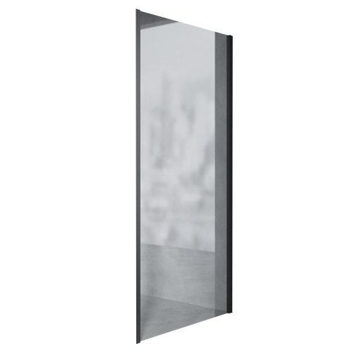 Боковая стенка AVS Акцент 100 профиль черный матовый, стекло прозрачное Боковая стенка AVS Акцент 100 профиль черный матовый, стекло прозрачное