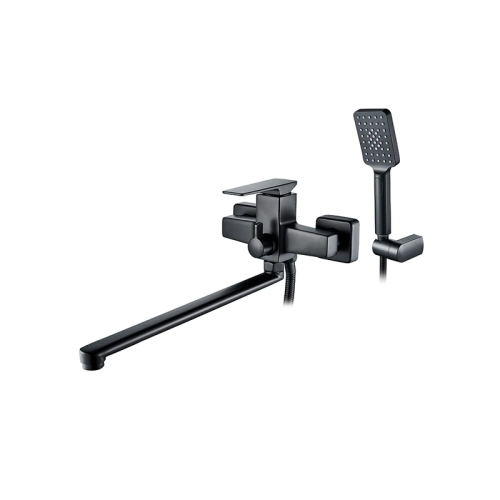 Смеситель универсальный Accoona H124F A71124F черный матовый Смеситель универсальный Accoona H124F A71124F черный матовый