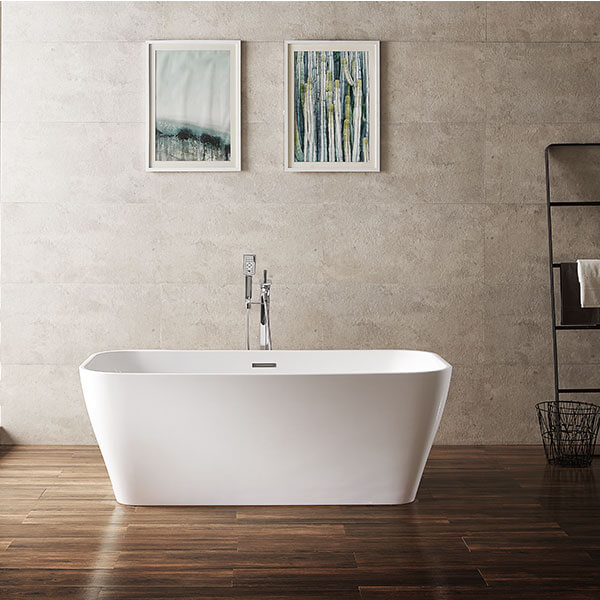 Акриловая ванна AVS Шарм 170x80 белая c донным клапаном Акриловая ванна AVS Шарм 170x80 белая c донным клапаном