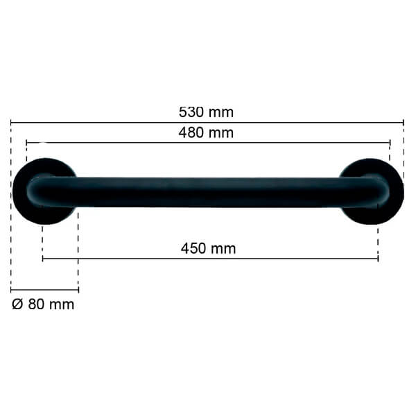 Поручень для ванны 45 см Ridder А00145110 Поручень для ванны 45 см Ridder А00145110
