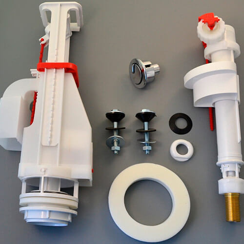 Арматура для унитаза 1/2 двойной смыв металл Alcaplast SA08SK Арматура для унитаза 1/2 двойной смыв металл Alcaplast SA08SK