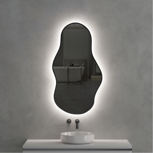 Зеркало AVS Силуэт 60х110 черный Зеркало AVS Силуэт 60х110 черный