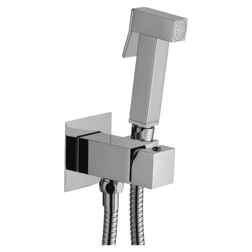 Гигиенический душ со смесителем Paffoni Tweet Square Mix ZDUP112CR хром Гигиенический душ со смесителем Paffoni Tweet Square Mix ZDUP112CR хром
