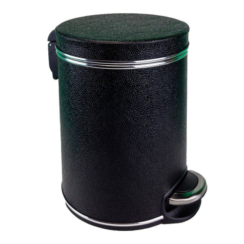 Ведро для мусора Geralis V-KHBH-B 5 л черное/хром Ведро для мусора Geralis V-KHBH-B 5 л черное/хром