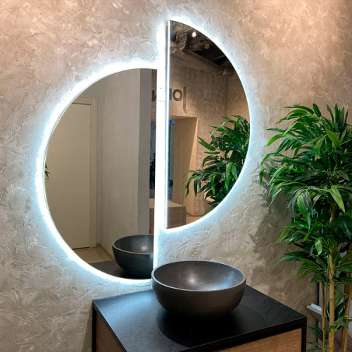 Зеркало с подсветкой AVS Малави 100x100 см