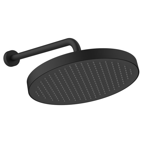 Верхний душ с кронштейном AVS Basic черный матовый Верхний душ с кронштейном AVS Basic черный матовый