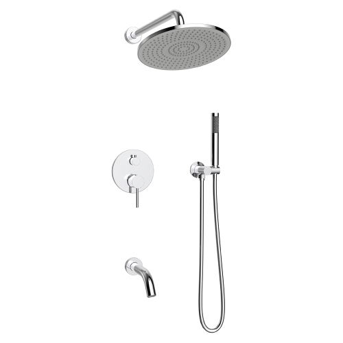 Душевой комплект AVS Slimmer 4в1 хром Душевой комплект AVS Slimmer 4в1 хром