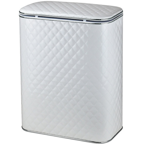 Корзина для белья AVS Mand Plus, 45x25 см, белый/хром, с микролифтом Корзина для белья AVS Mand Plus, 45x25 см, белый/хром, с микролифтом