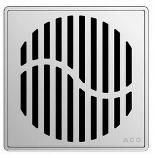 5141.08.28 Решетка ВОЛНА квадр б/замка ACO 5141.08.28 Решетка ВОЛНА квадр б/замка ACO