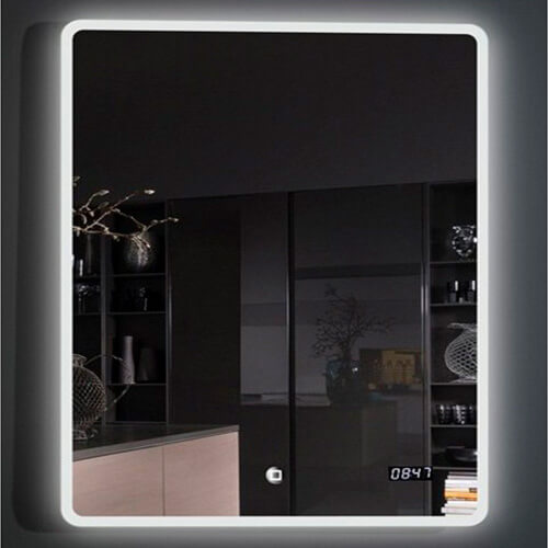 Зеркало 600х800 Led антизапотевание часы Esbano ES-2073HDS Зеркало 600х800 Led антизапотевание часы Esbano ES-2073HDS