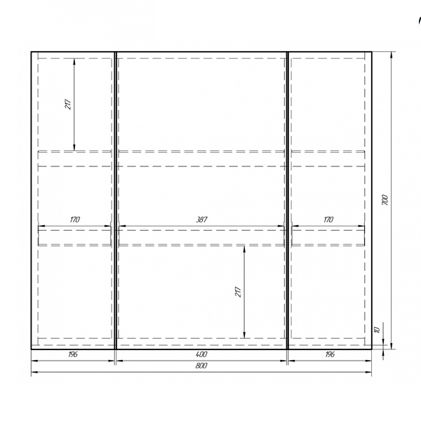 Зеркальный шкаф 800 Маттей Spectrum 1021723 Зеркальный шкаф 800 Маттей Spectrum 1021723