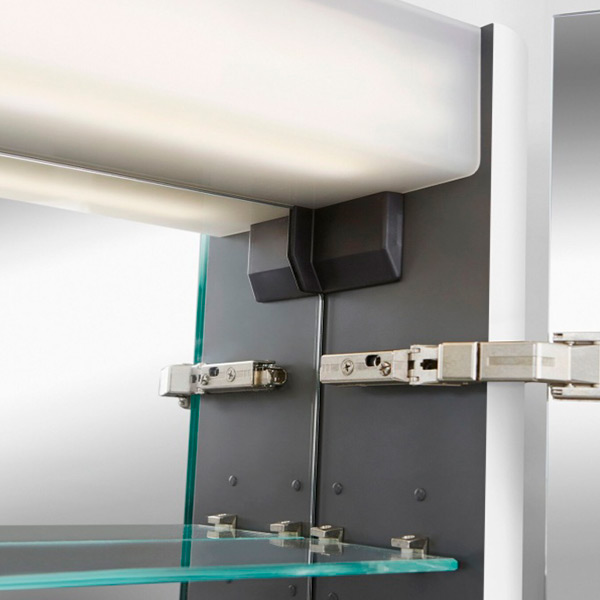 Зеркальный шкаф 800х700 Sensation AM PM M30MCR0801WG Зеркальный шкаф 800х700 Sensation AM PM M30MCR0801WG