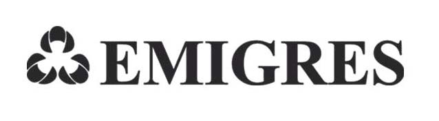 Логотип Emigres Логотип Emigres
