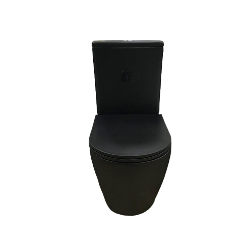 Унитаз-компакт AVS Сити безободковый, черный матовый Унитаз-компакт AVS Сити безободковый, черный матовый