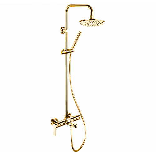 Душевая стойка Remer Class Line L34X7MMM20BG брашированное золото Душевая стойка Remer Class Line L34X7MMM20BG брашированное золото