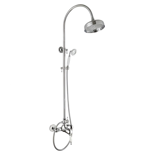 Душевая стойка Aksy Bagno Faenza 410+2005+2003+LM8989C+1001+1000 хром Душевая стойка Aksy Bagno Faenza 410+2005+2003+LM8989C+1001+1000 хром