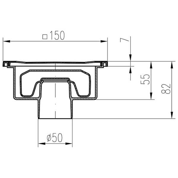 Трап Нептун DN50/55 MCH 320XN Трап Нептун DN50/55 MCH 320XN