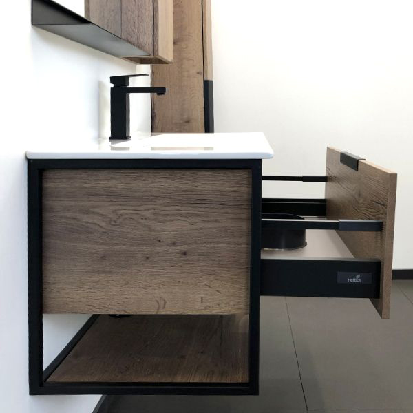Тумба с раковиной Comforty Бонн 00-00003466 темный дуб Тумба с раковиной Comforty Бонн 00-00003466 темный дуб
