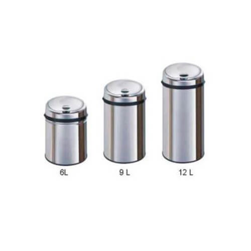 Ведро для мусора хромовое 12 л Сенсорное SCHEIN BISK-12 Ведро для мусора хромовое 12 л Сенсорное SCHEIN BISK-12