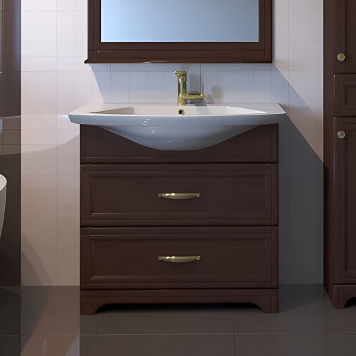 Тумба с раковиной ASB Wood Line Берта 85 антикварный орех Тумба с раковиной ASB Wood Line Берта 85 антикварный орех