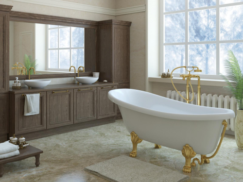 Ножки каменные для ванны Венеция/Марсель (хром) Ножки каменные для ванны Венеция/Марсель (хром)