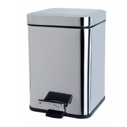 Ведро для мусора хромовое 12 л CL... Ведро для мусора хромовое 12 л CL...