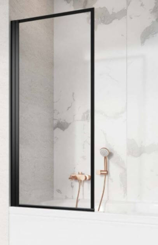 Шторка на ванну Radaway Nes 10061080-54-56L 80 профиль черный, прозрачное стекло Шторка на ванну Radaway Nes 10061080-54-56L 80 профиль черный, прозрачное стекло