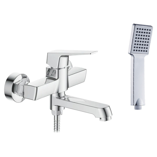 Смеситель для ванны с душем Accoona H129 A63129 хром Смеситель для ванны с душем Accoona H129 A63129 хром