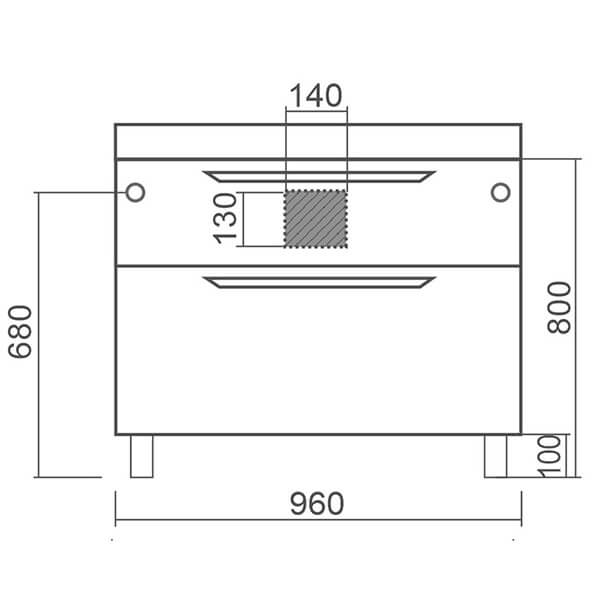 Тумба с раковиной 100 подвесная Lande DIBORG 775217+641259 Тумба с раковиной 100 подвесная Lande DIBORG 775217+641259