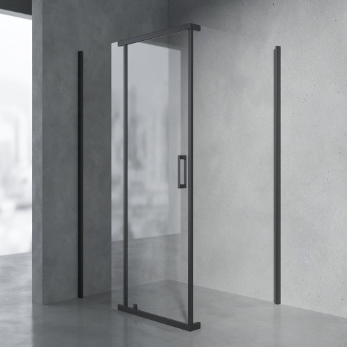 Душевой уголок AVS Фаворит 120x90 профиль черный матовый, стекло прозрачное Душевой уголок AVS Фаворит 120x90 профиль черный матовый, стекло прозрачное