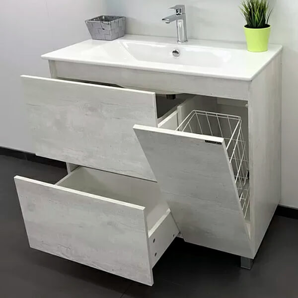 Тумба с раковиной 90 напольная Верона COMFORTY 00-00001972 Тумба с раковиной 90 напольная Верона COMFORTY 00-00001972