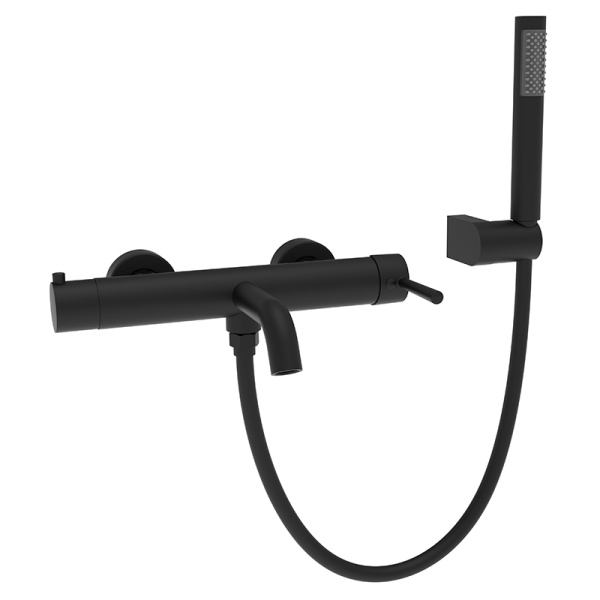 Смеситель для ванны с душем AVS Slimmer черный матовый Смеситель для ванны с душем AVS Slimmer черный матовый