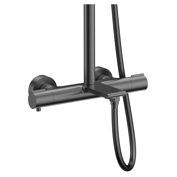 Душевая стойка с изливом AVS Elegant оружейная сталь Душевая стойка с изливом AVS Elegant оружейная сталь