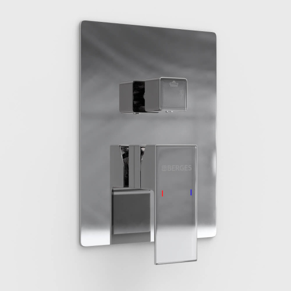 Душевой комплект 3в1 Berges Ventas 2S 073001 хром Душевой комплект 3в1 Berges Ventas 2S 073001 хром