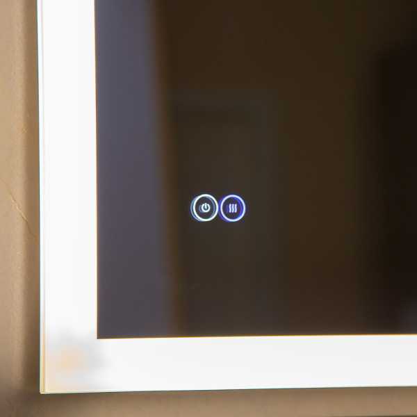 Зеркало с подсветкой AVS Жасмин 80x60 см, антипар Зеркало с подсветкой AVS Жасмин 80x60 см, антипар