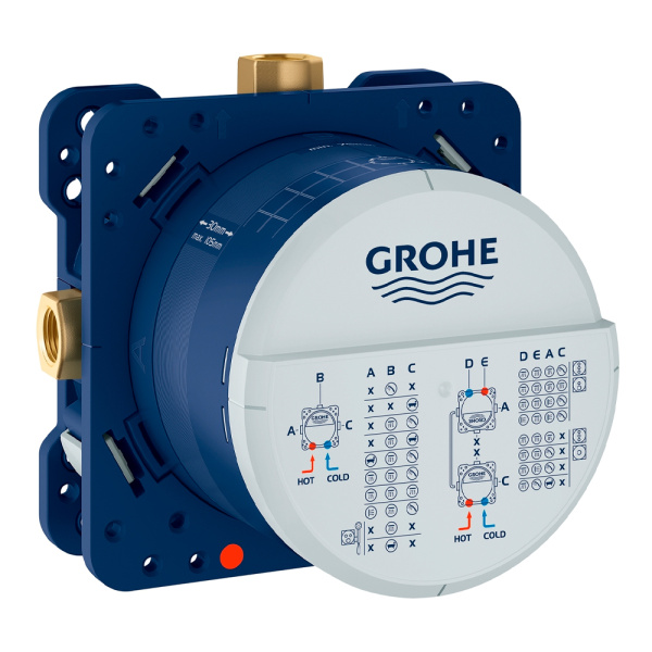 Термостат для душа Grohe Grohtherm SmartContro 29151LS0+35600000 белый Термостат для душа Grohe Grohtherm SmartContro 29151LS0+35600000 белый