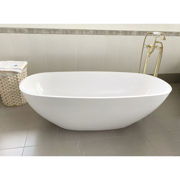 Ванна из искусственного камня Aqua de Marco Angelo 175x80 белая Ванна из искусственного камня Aqua de Marco Angelo 175x80 белая