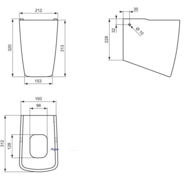 T409801 Полупьедестал Ventuno T409801 Полупьедестал Ventuno