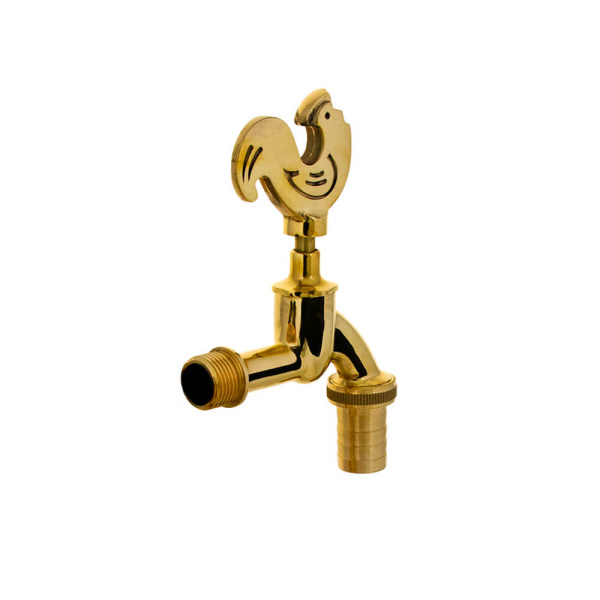 Кран с носом Петушок золото 1/2" вентильный Santera ST202CG Кран с носом Петушок золото 1/2" вентильный Santera ST202CG