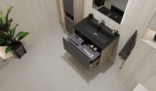 Тумба с раковиной Jorno Tossony 70 дуб самдал Тумба с раковиной Jorno Tossony 70 дуб самдал