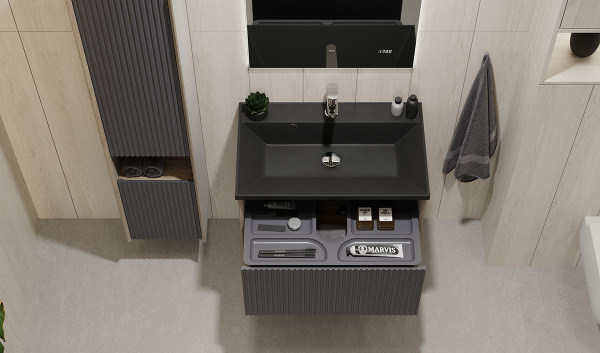 Тумба с раковиной Jorno Tossony 70 дуб самдал Тумба с раковиной Jorno Tossony 70 дуб самдал