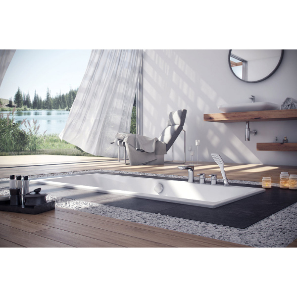 Акриловая ванна Excellent Pryzmat 180x80 белая без каркаса Акриловая ванна Excellent Pryzmat 180x80 белая без каркаса