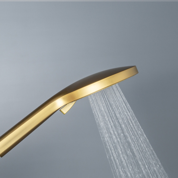 Смеситель для ванны с душем AVS Pulse брашированное золото Смеситель для ванны с душем AVS Pulse брашированное золото