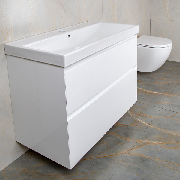 Тумба с раковиной AVS Гармония 80 белая (раковина 02 белая глянцевая) Тумба с раковиной AVS Гармония 80 белая (раковина 02 белая глянцевая)