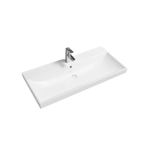 Тумба с раковиной AVS Вернисаж 100 белая Тумба с раковиной AVS Вернисаж 100 белая