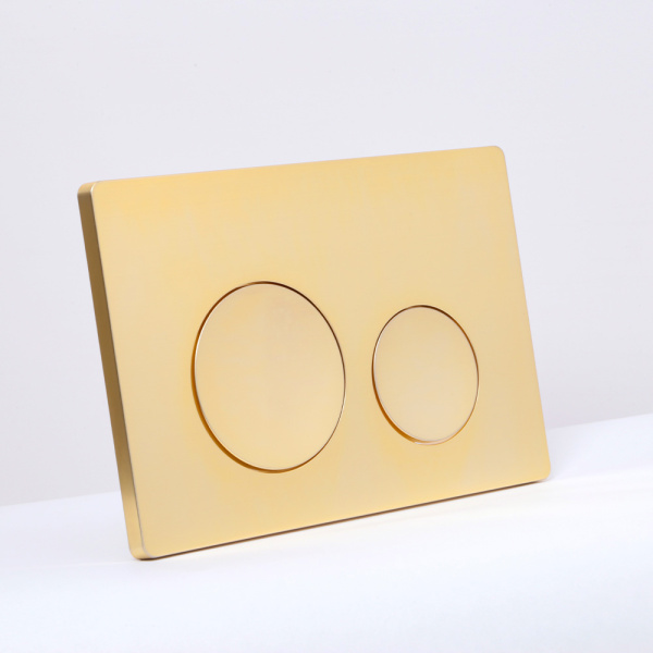 Клавиша смыва AVS матовое золото круглые кнопки Клавиша смыва AVS матовое золото круглые кнопки