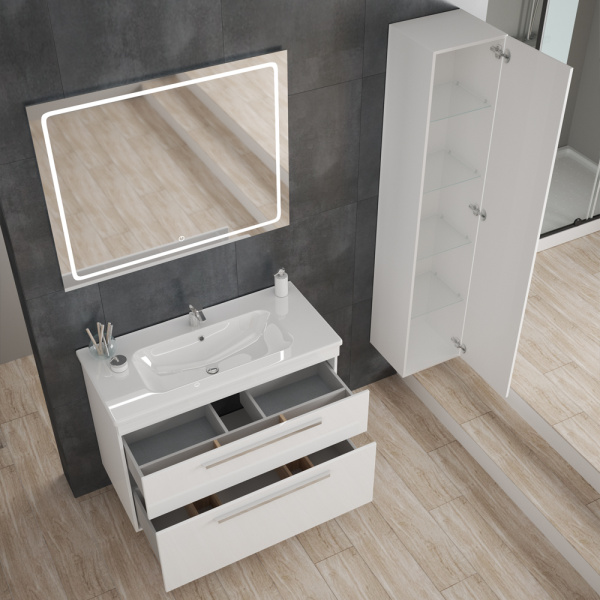 Тумба с раковиной Diborg Leonie 771227Н 100 см Тумба с раковиной Diborg Leonie 771227Н 100 см