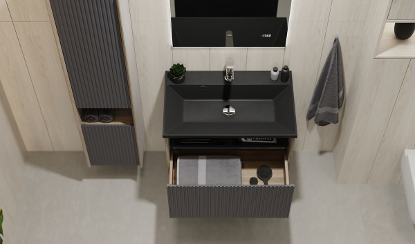 Тумба с раковиной Jorno Tossony 70 дуб самдал Тумба с раковиной Jorno Tossony 70 дуб самдал