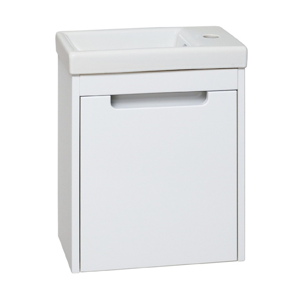 Тумба с раковиной Runo Микра 00000001078+УТ000002244 40 правая Тумба с раковиной Runo Микра 00000001078+УТ000002244 40 правая