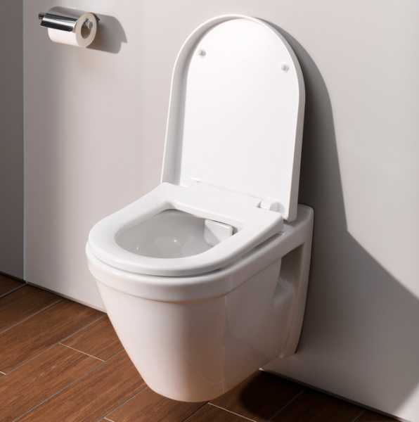 Унитаз подвесной VitrA S50 7740B003-0075+72-003-309 безободковый с микролифтом Унитаз подвесной VitrA S50 7740B003-0075+72-003-309 безободковый с микролифтом